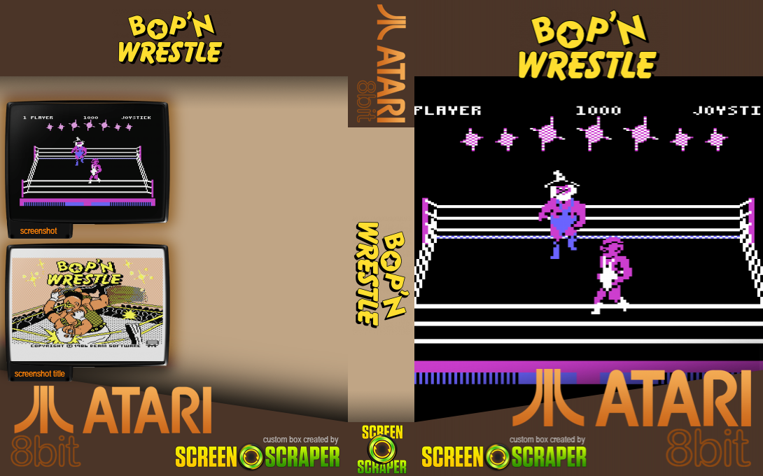 Bop 'n Wrestle — box-texture (SS)
