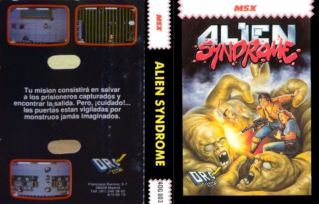 Alien Syndrome — box-texture (SP)