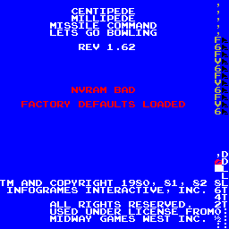 Centipede / Millipede / Missile Command / Let's Go Bowling — sstitle (WOR)