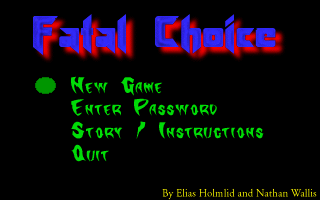 Fatal Choice box art