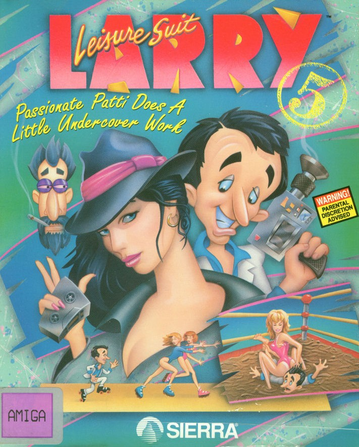Leisure Suit Larry 5 - Passionate Patti Does a Little Undercover Work box art