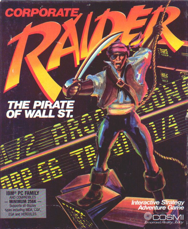 Corporate Raider - The Pirate Of Wall St box art