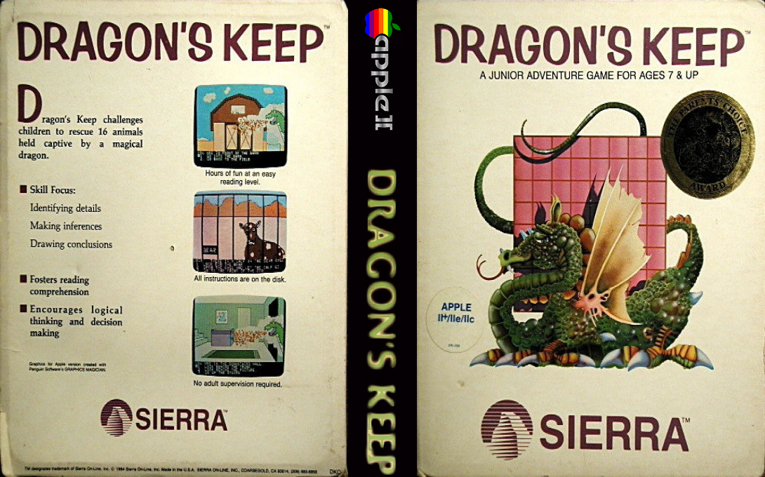 Dragon's Keep — box-texture (US)
