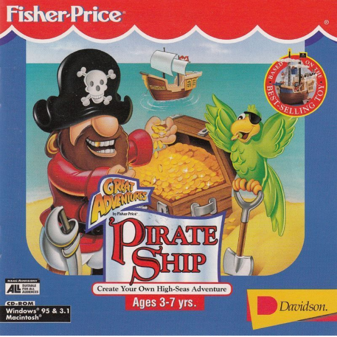 Great Adventures by Fisher-Price: Pirate Ship — box-2D (AU)