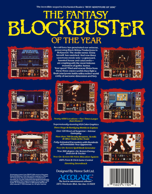 Elvira II - The Jaws of Cerberus — box-2D-back (US)