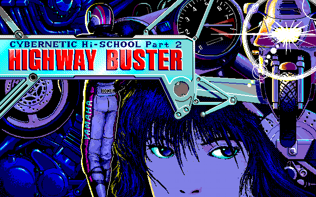 Dennou Gakuen 2 Highway Buster!! — sstitle (JP)