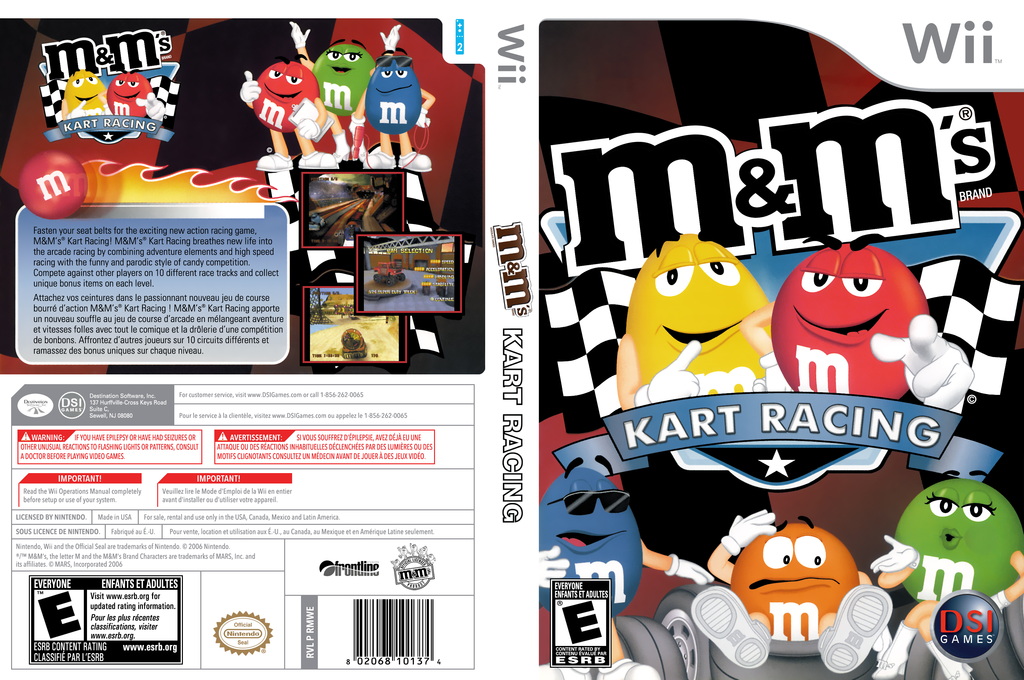 M&M's Kart Racing — box-texture (US)