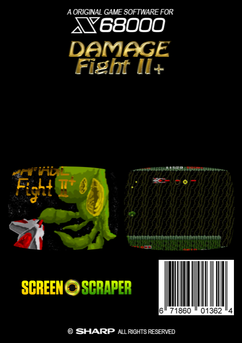 Damage Fight 2+ — box-2D-back (SS)