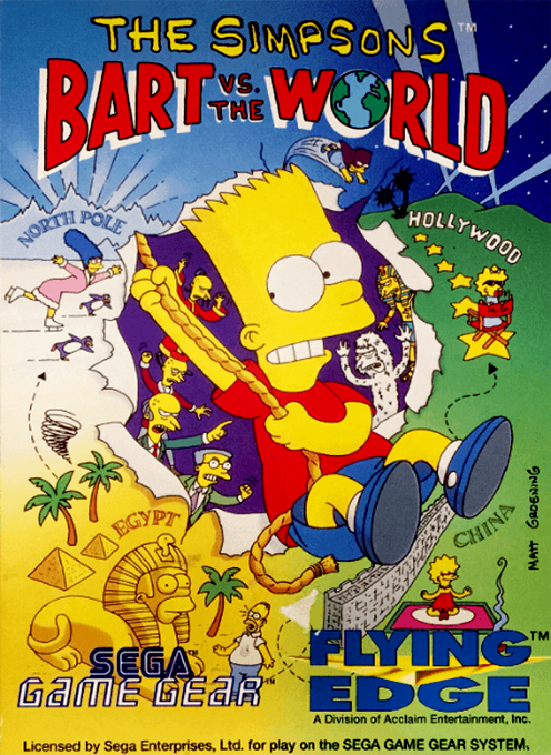 Simpsons - Bart Vs The World, The — box-2D (EU)