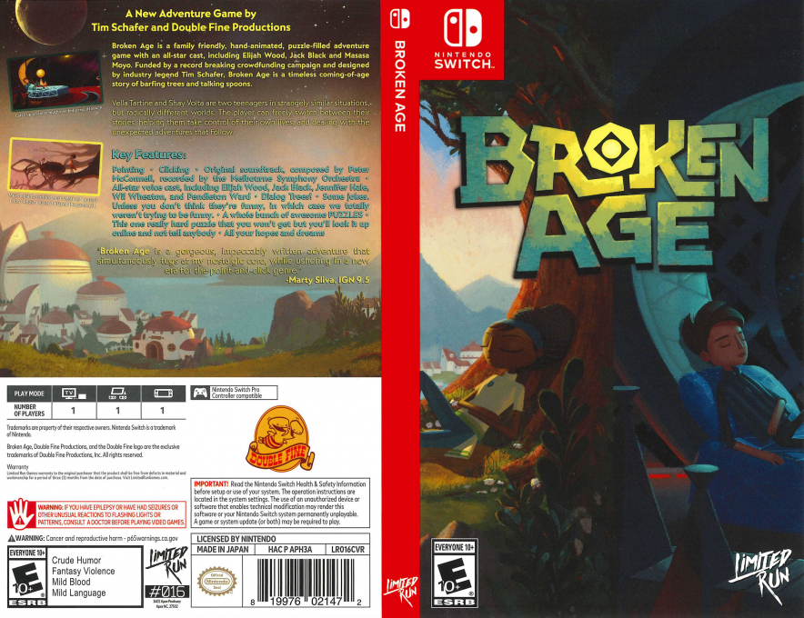 Broken Age — box-texture (US)