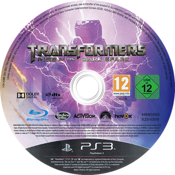 Transformers - Rise of the Dark Spark — support-texture (EU)
