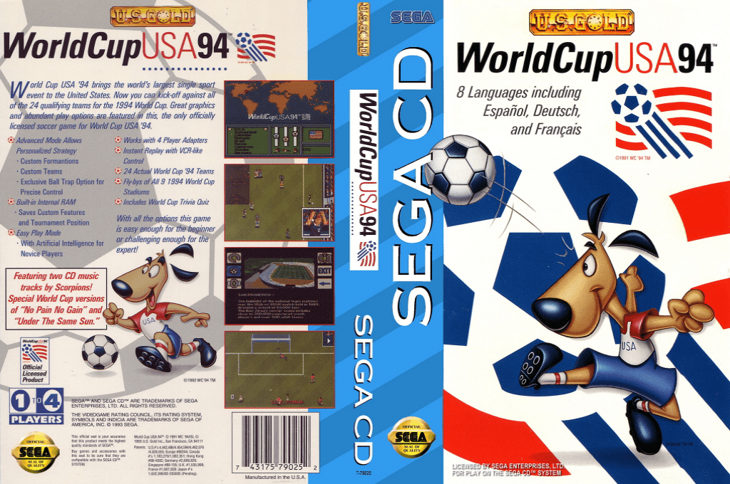 World Cup USA '94 — box-texture (US)