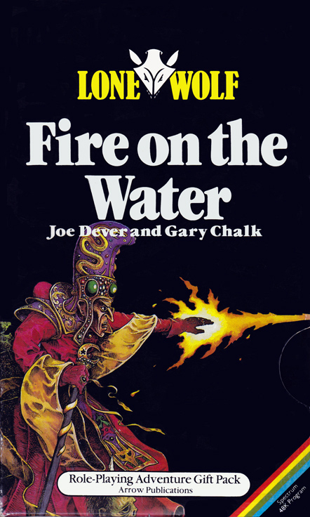 Lone Wolf II - Fire on the Water box art