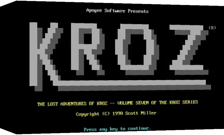 Lost Adventures of Kroz — box-3D (WOR)