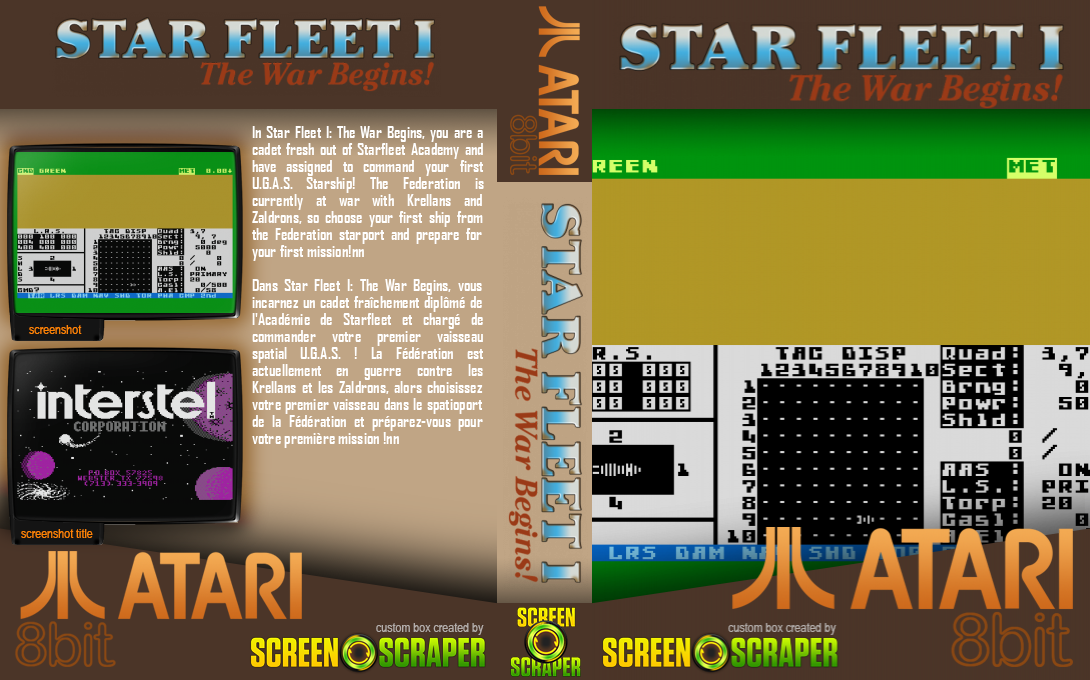 Star Fleet 1 - The War Begins! — box-texture (SS)