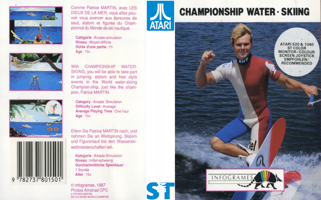 Championship Water-Skiing — box-texture (EU)