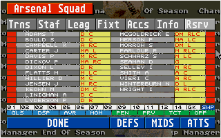 Championship Manager - End of 1994 Season Edition — ss (EU)