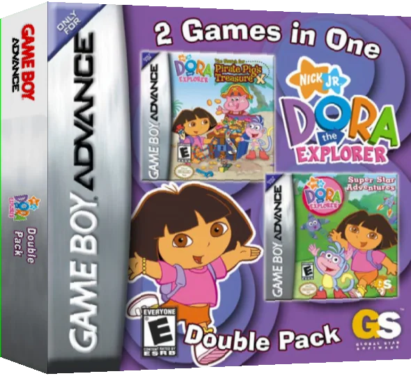 Dora the Explorer Double Pack — box-3D (US)