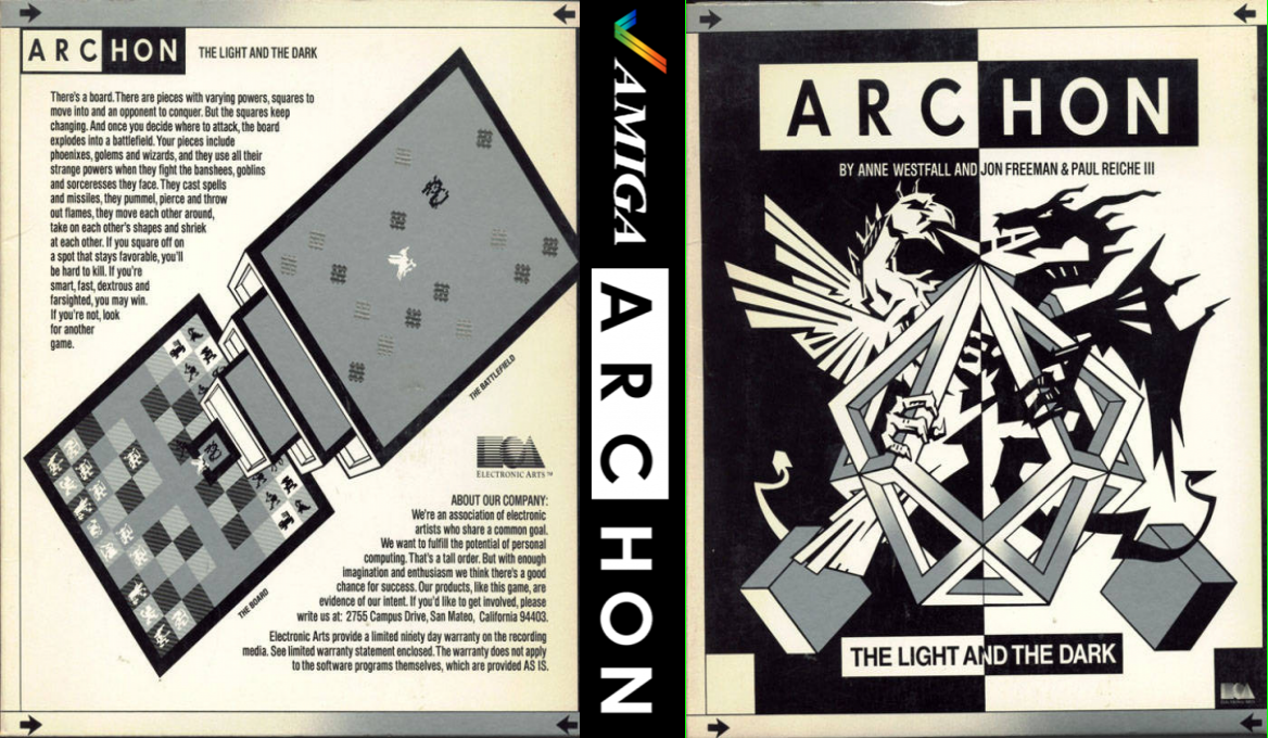 Archon - The Light and the Dark — box-texture (US)