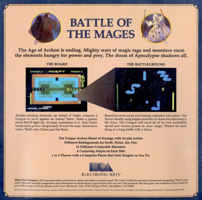 Archon 2 - Adept — box-2D-back (US)