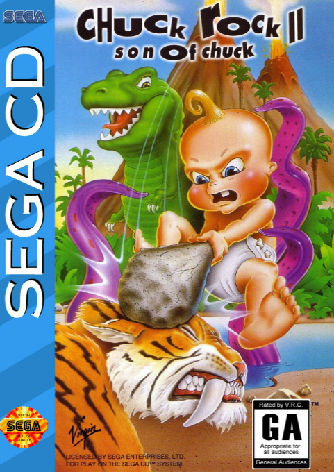 Chuck Rock II - Son of Chuck box art