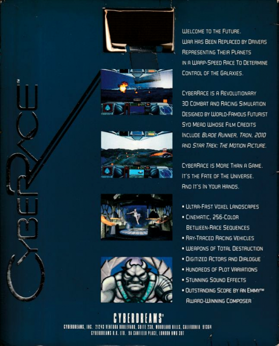 Cyberrace — box-2D-back (US)