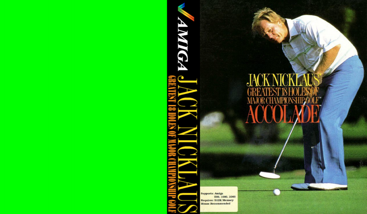 Jack Nicklaus' Greatest 18 Holes Of Major Championship Golf — box-texture (EU)