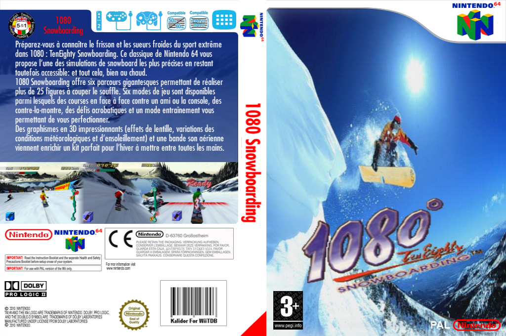 1080 Snowboarding — box-texture (FR)