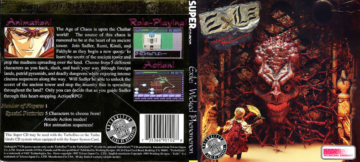 Exile 2 - Wicked Phenomenon — box-texture (US)