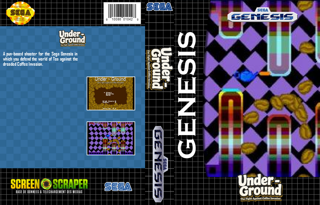 Under-Ground : The Fight Against Coffee Invasion — box-texture (SS)