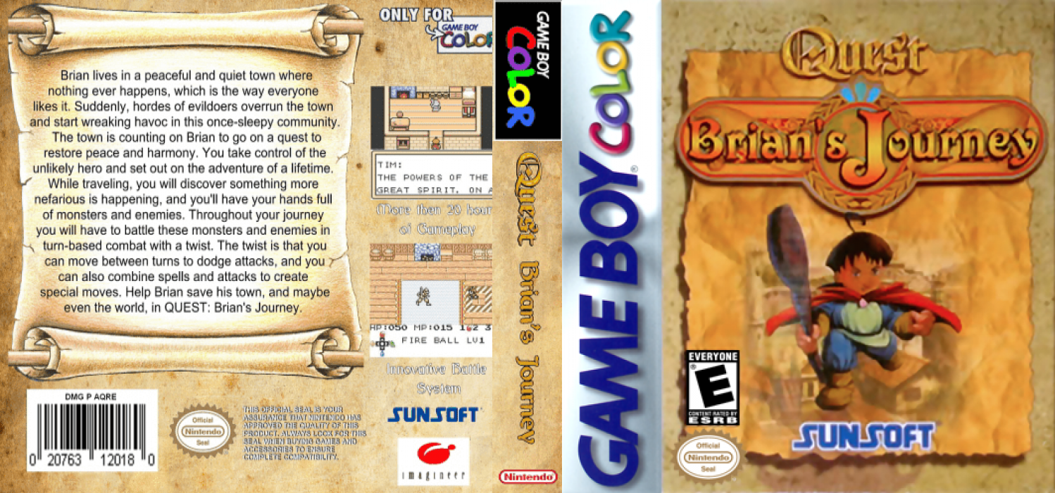 Quest - Brian's Journey — box-texture (US)