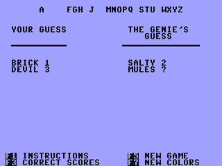 Jot-a-Word Genie — ss (WOR)