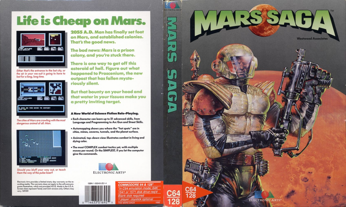 The Mars Saga — box-texture (US)