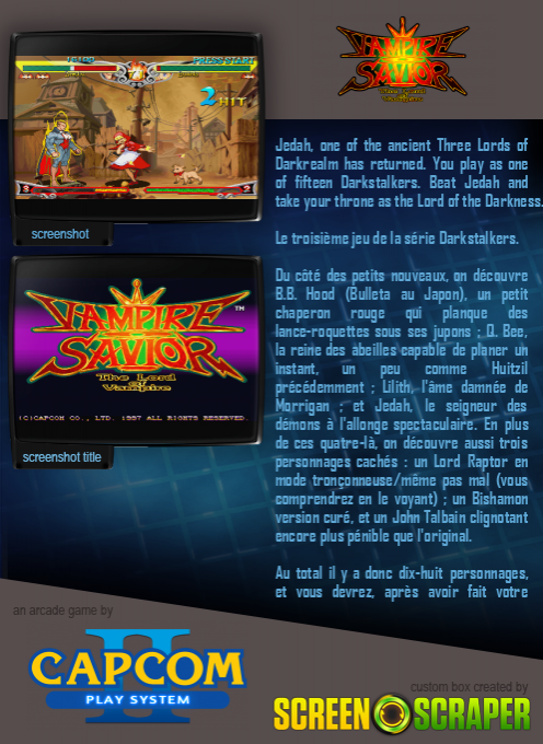 Vampire Savior: The Lord of Vampire — box-2D-back (SS)