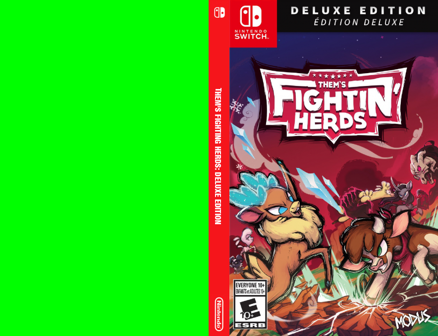THEM'S FIGHTING HERDS - DELUXE EDITION — box-texture (US)