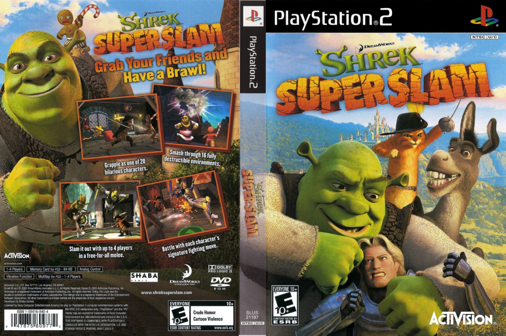 Shrek SuperSlam — box-texture (US)