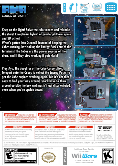 Aya And The Cubes Of Light — box-2D-back (US)