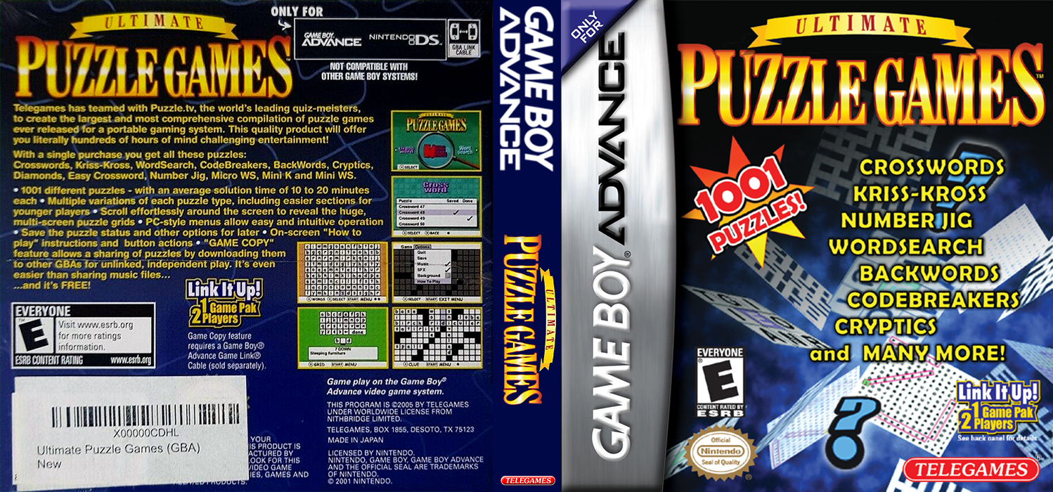 Ultimate Puzzle Games — box-texture (US)
