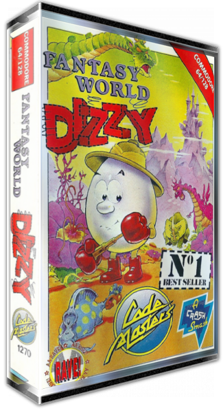 Dizzy 3 - Fantasy World Dizzy — box-3D (EU)