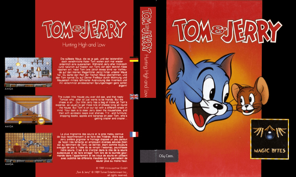 Tom & Jerry : Hunting High and Low — box-texture (EU)