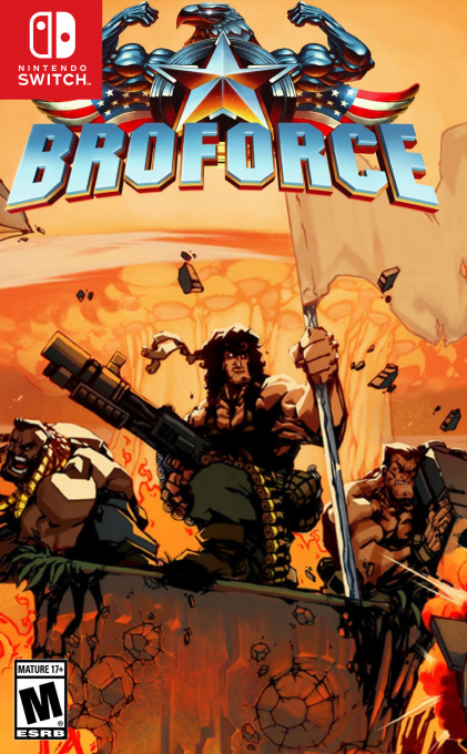 Broforce box art