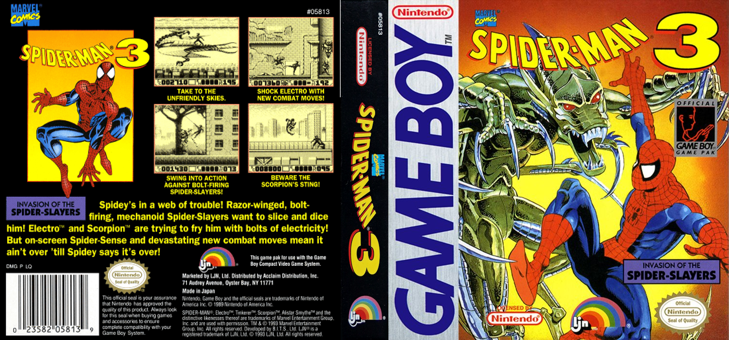 Spider-Man 3 : Invasion of the Spider-Slayers — box-texture (US)