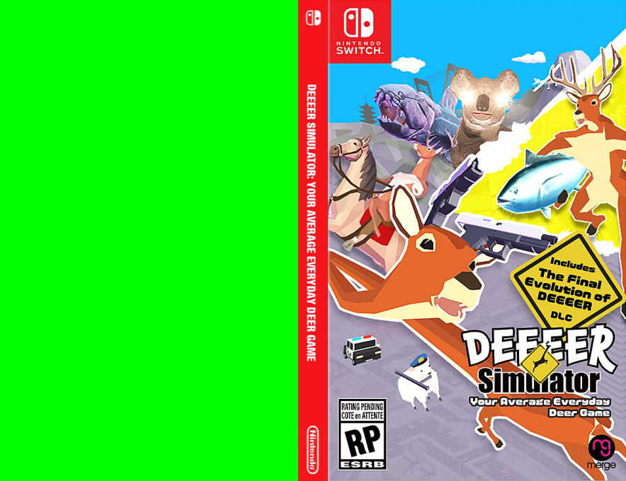 DEEEER Simulator - Your Average Everyday Deer Game — box-texture (US)