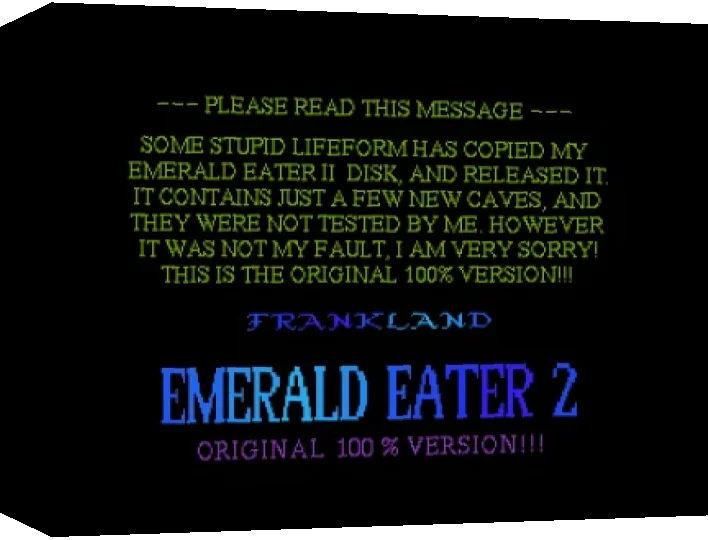 Emerald Eater 2 - Original Version — box-3D (WOR)