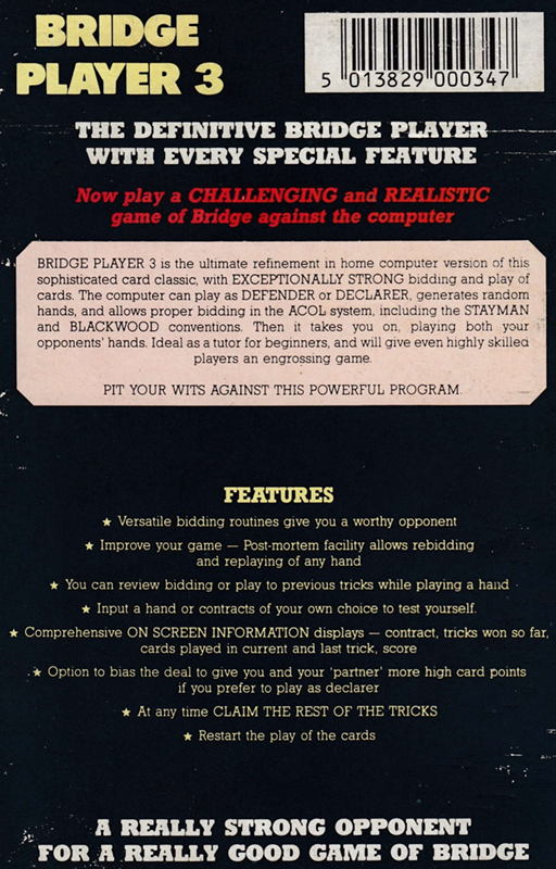 Bridge Player 3 — box-2D-back (EU)