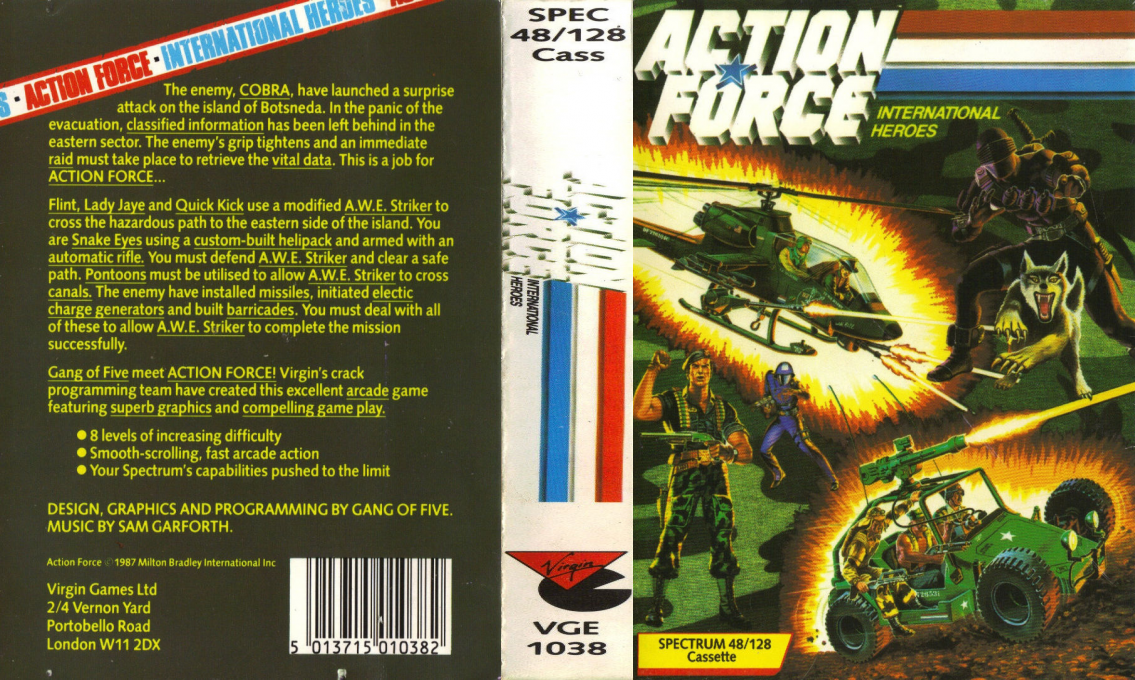 Action Force - International Heroes — box-texture (EU)
