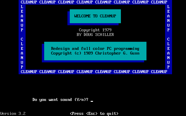 CleanUp box art