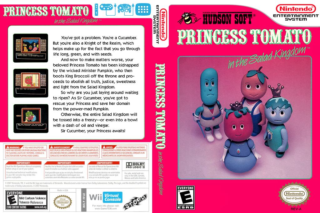 Princess Tomato in the Salad Kingdom — box-texture (US)