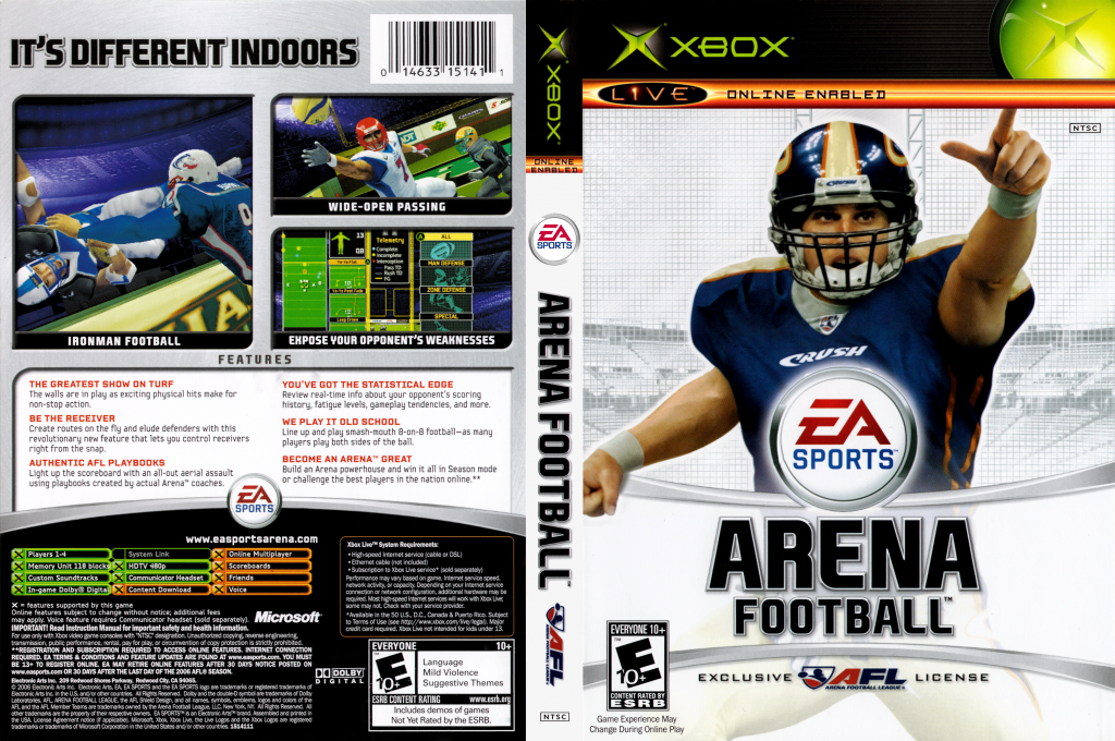 Arena Football — box-texture (US)