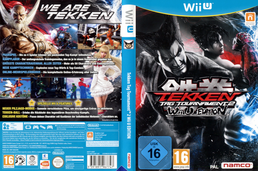 Tekken Tag Tournament 2 - Wii U Edition — box-texture (DE)